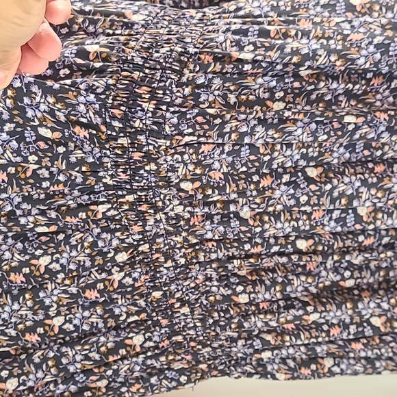 Universal Thread floral ruffle cinched waist maxi dress NWT - Picture 3 of 5